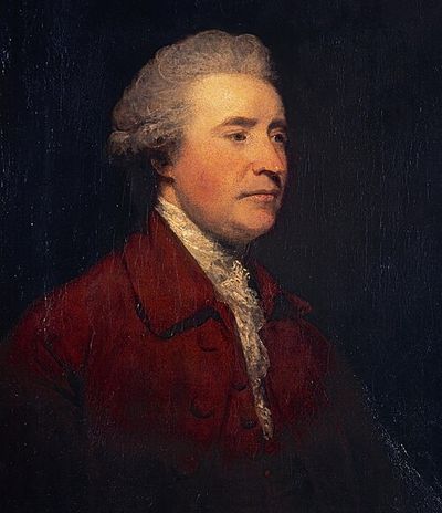 Painted portrait of Edmund Burke
