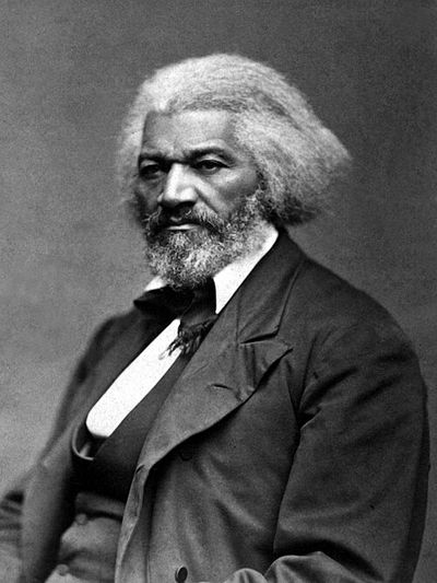 Photograph portrait of Frederick Douglass