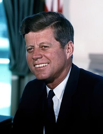 Official portrait photograph of John F. Kennedy