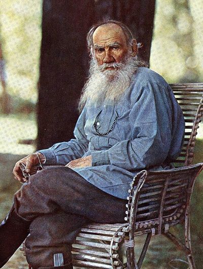 Photograph of Leo Tolstoy, 1908