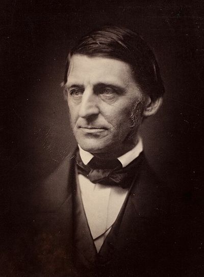 Photograph portrait of Ralph Waldo Emerson